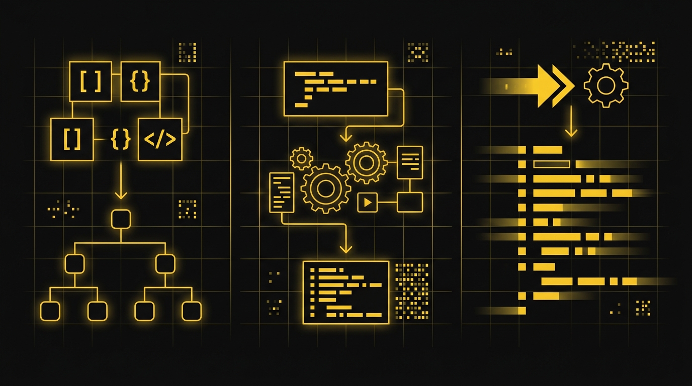 Parsing vs Compiling vs Interpreting in Programming