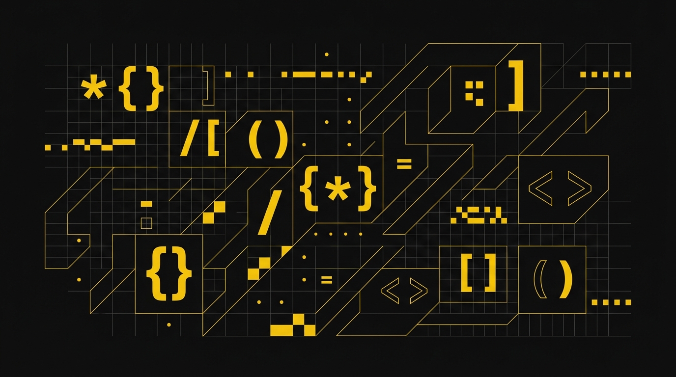 Complete List of Programming Symbols and Their Meanings