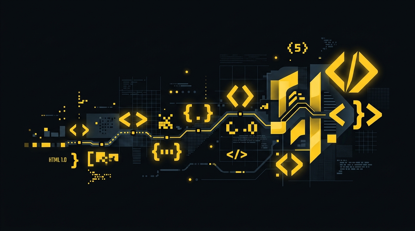 Timeline of HTML Versions — 1.0 to HTML5
